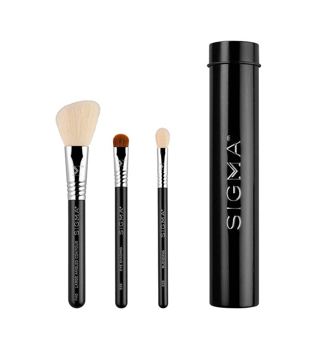 ESSENTIAL TRIO BRUSH SET: Pink